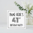 Search for 41st invitations 41 years old