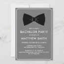 Search for tuxedo bachelor party invitations Elegant