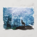 Search for wolf howling moon postcards Nature