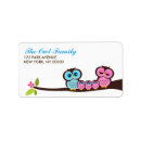 Search for bird couple return address labels Cute