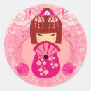 Search for kokeshi doll stickers Flower