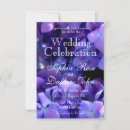Search for black purple elegant wedding invitations Moody