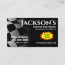 Search for checkered flag business cards Chequered
