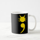 Search for semicolon coffee mugs Good vibes