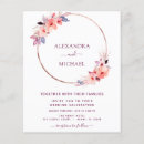 Search for purple and peach wedding invitations Flower