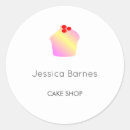 Search for cake shop stickers Business