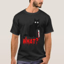 Search for murder cat tshirts Funny black cat