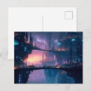 Search for futuristic postcards Cityscape