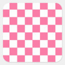 Search for retro pink gingham stickers Check