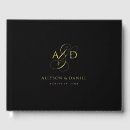 Search for black gold wedding guest books Minimal