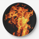 Search for fire flame paper plates Birthday