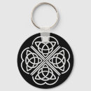 Search for black irish key rings Shamrock