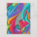 Search for graffiti postcards Black
