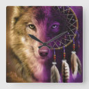 Search for dream catcher clocks Wolf