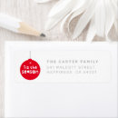 Search for baubles return address labels Stylish