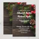 Search for country christmas wedding invitations Pine