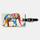 Search for elephant luggage tags Watercolor