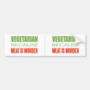 Search for vegetarians bumper stickers Animals