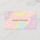 Search for pastel color business cards Beauty