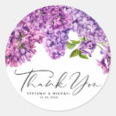 Search for lilac wedding stickers Floral