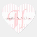 Search for bride groom monogram stickers Hearts