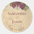 Search for vineyard wedding stickers Elegant