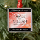 Search for 35th wedding anniversary christmas tree decorations Elegant
