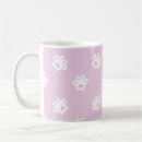 Search for paw pattern mugs Illustration
