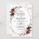 Search for marble wedding invitations Floral