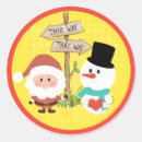 Search for frosty the snowman stickers Santa claus