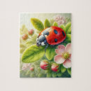Search for ladybird puzzles Flower