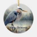 Search for great blue heron christmas tree decorations Nature