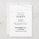 Search for new year christmas invitations Black and white