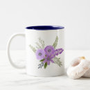 Search for purple coffee mugs Floral design