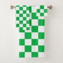 Search for green and white bath towels Pattern