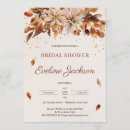 Search for fall leaves bridal shower invitations Modern