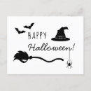 Search for witches broom postcards Happy halloween