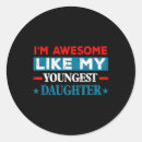Search for awesome round stickers Father