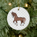 Search for chestnut horse christmas tree decorations Equestrian