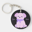 Search for purple bow key rings Lavender