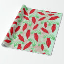 Search for food pattern wrapping paper Peppers