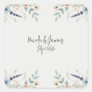 Search for spring square wedding stickers Flowers