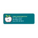 Search for red apple return address labels Fruit