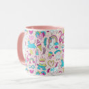 Search for unicorn pattern mugs Rainbow