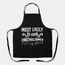 Search for christmas dinner aprons Festive