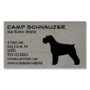 Search for schnauzer business cards Dog