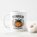Search for pumpkin season mugs Fall