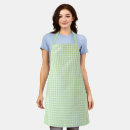 Search for pastel green aprons Gingham