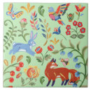 Search for folk art tiles Woodland