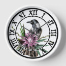 Search for raven clocks Illustration